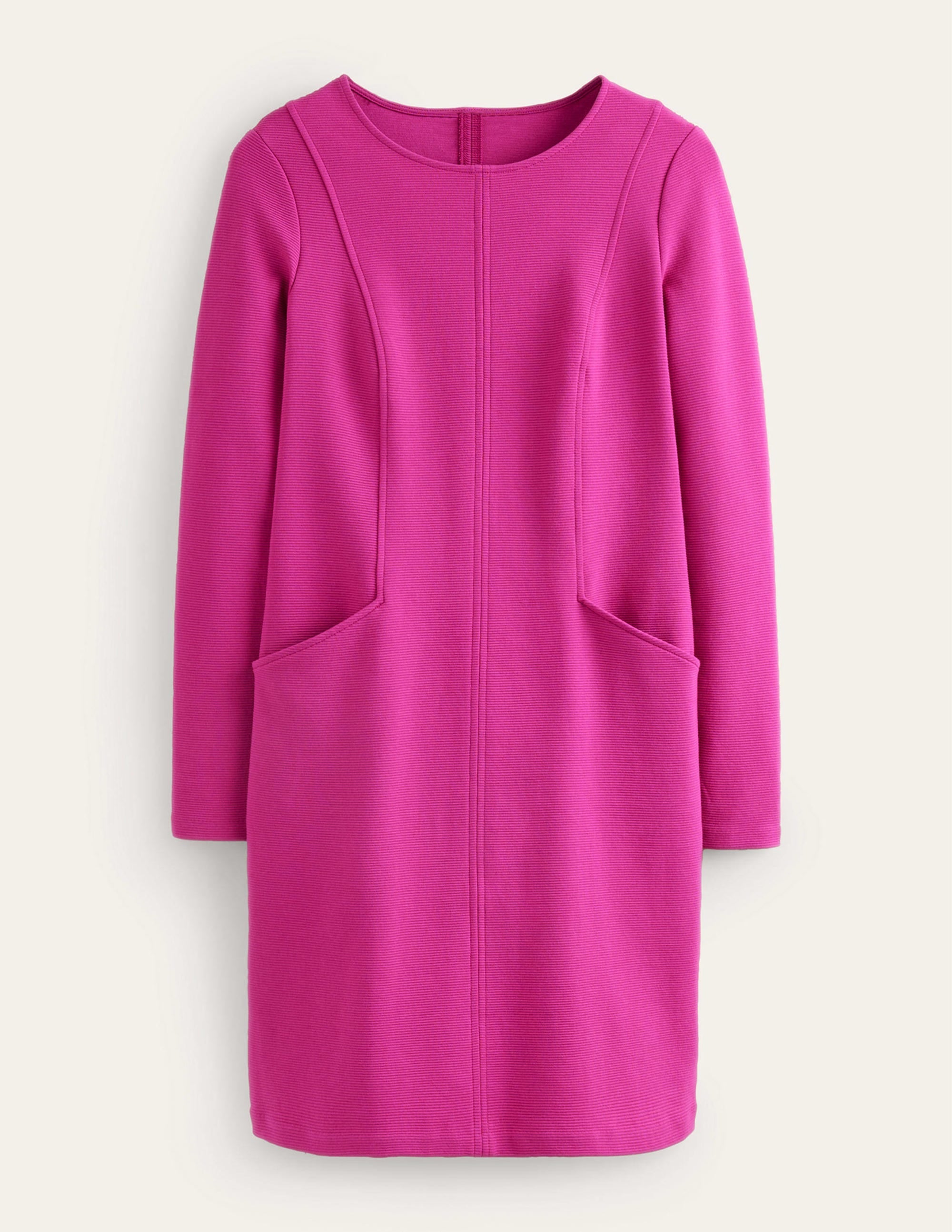 Ellen Ottoman Dress-Magenta - Image 6