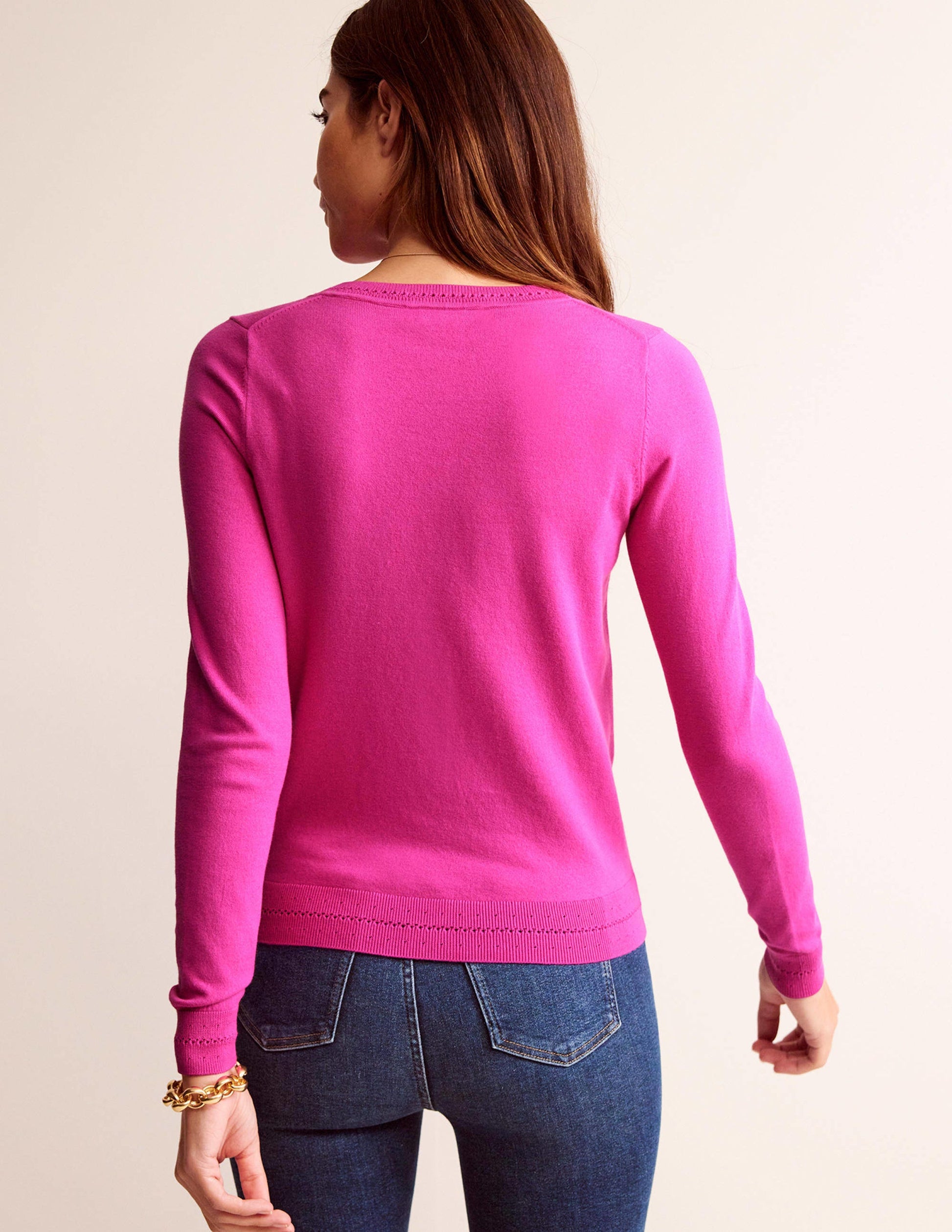 Catriona Cotton Cardigan-Rose Violet-3