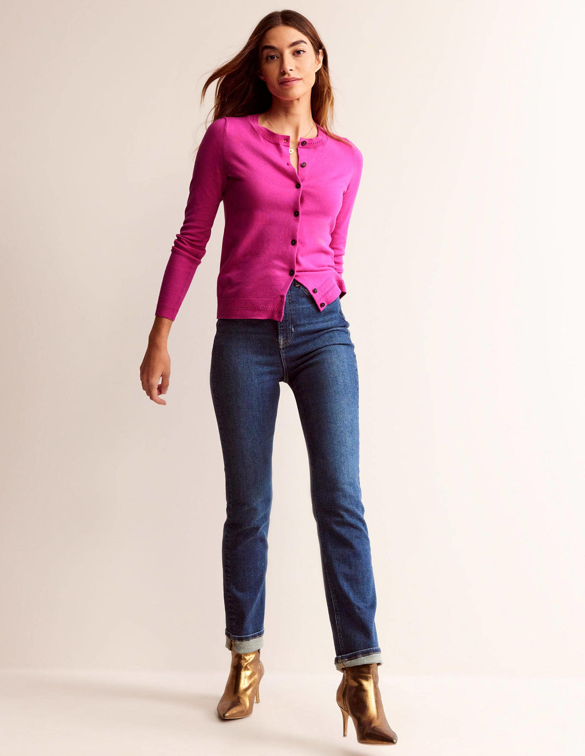 Catriona Cotton Cardigan-Rose Violet-4