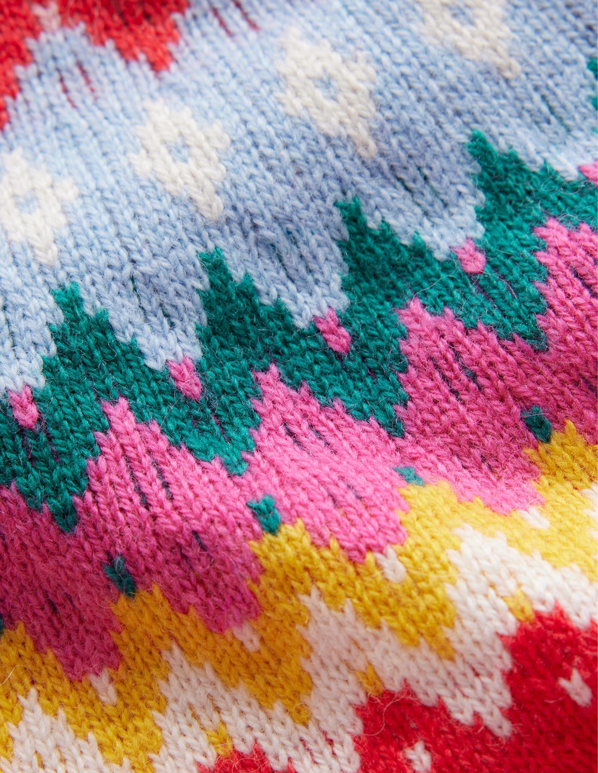 Edie Fair Isle Sweater-Poppy Red-7