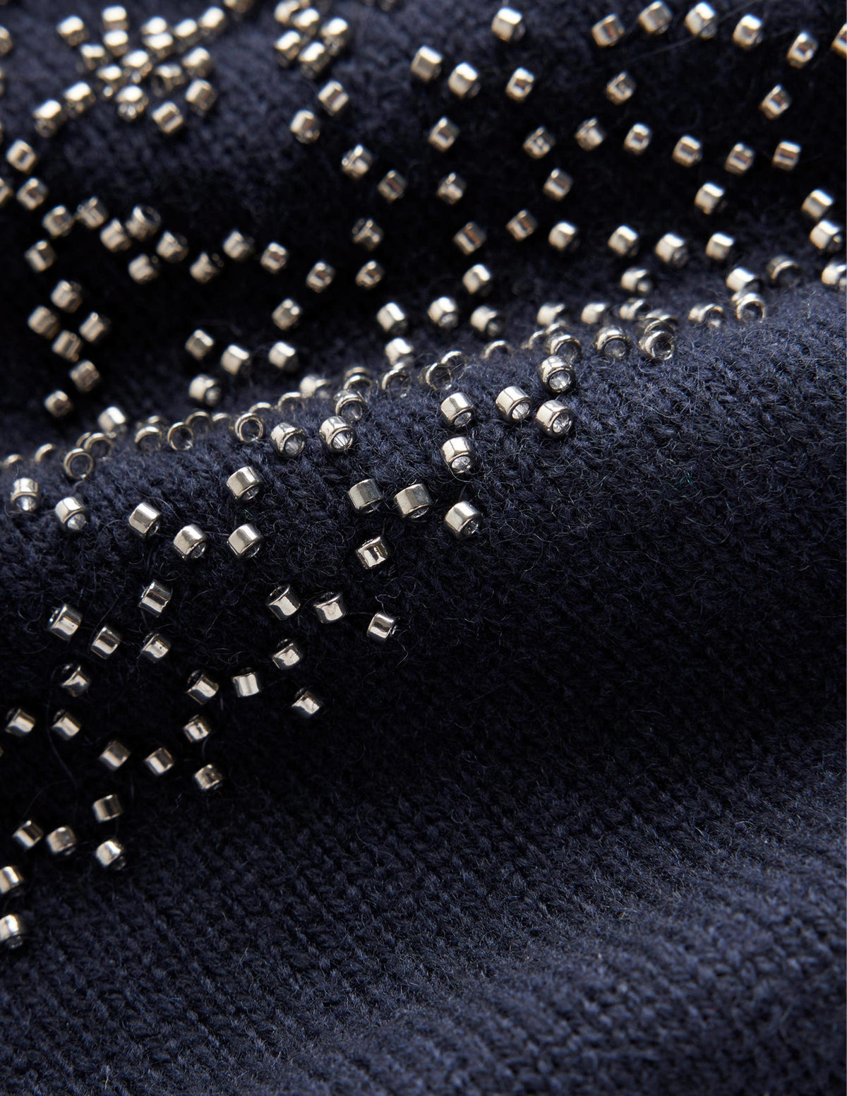 Embellished Yoke Sweater-Navy-7