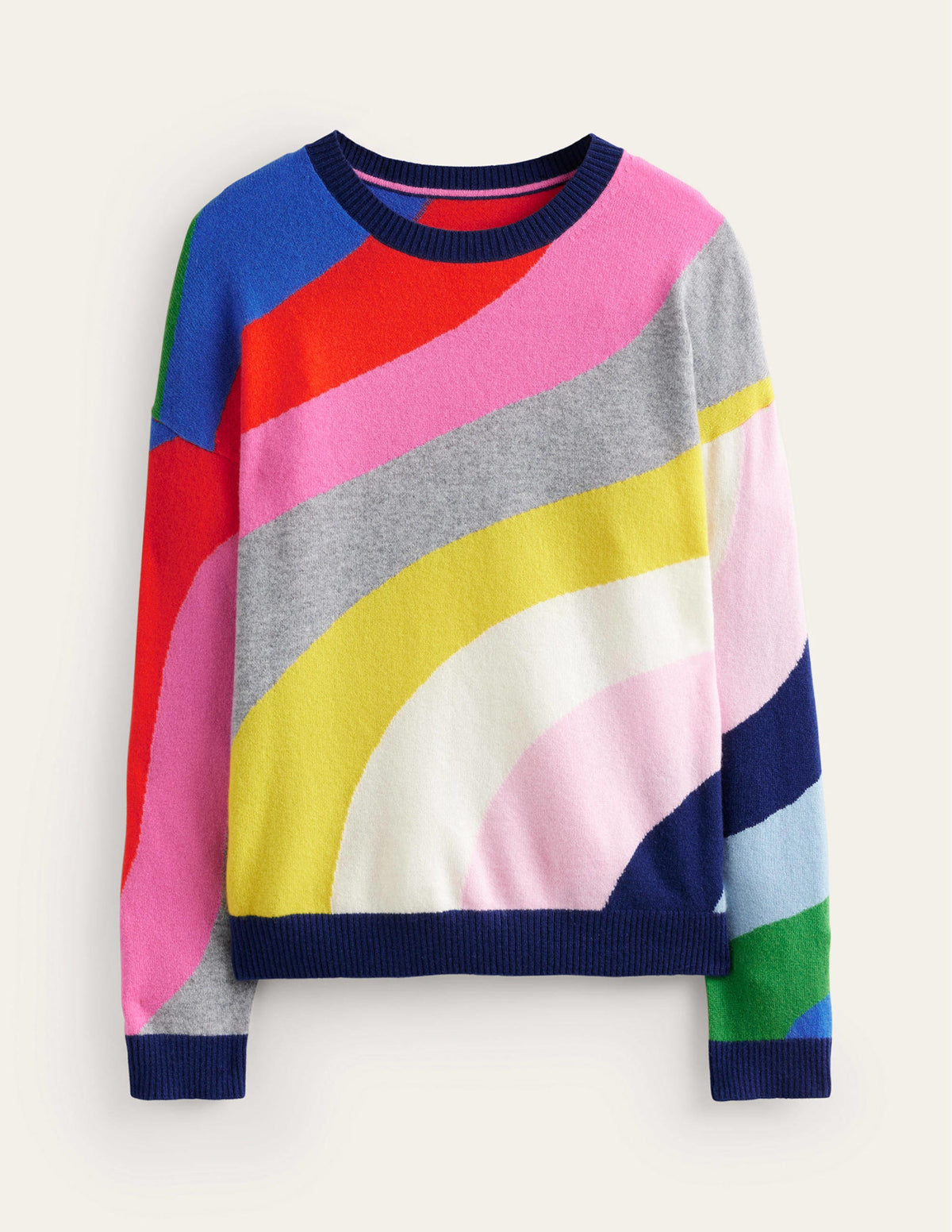 Lydia Cashmere Jumper-Multi Swirl - Image 6