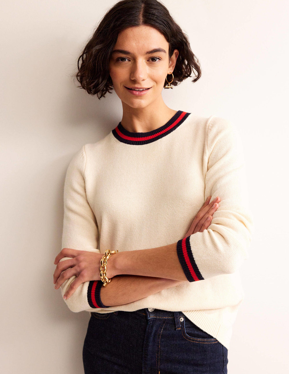 Cecily Button Back Sweater-Warm Ivory, Brand Stripe-3