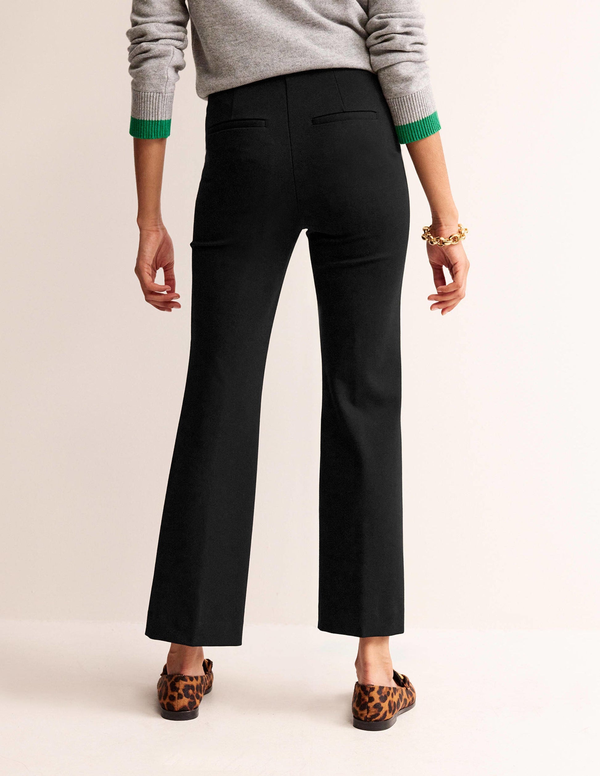 Ponte Pull on Kick Flare-Black-3