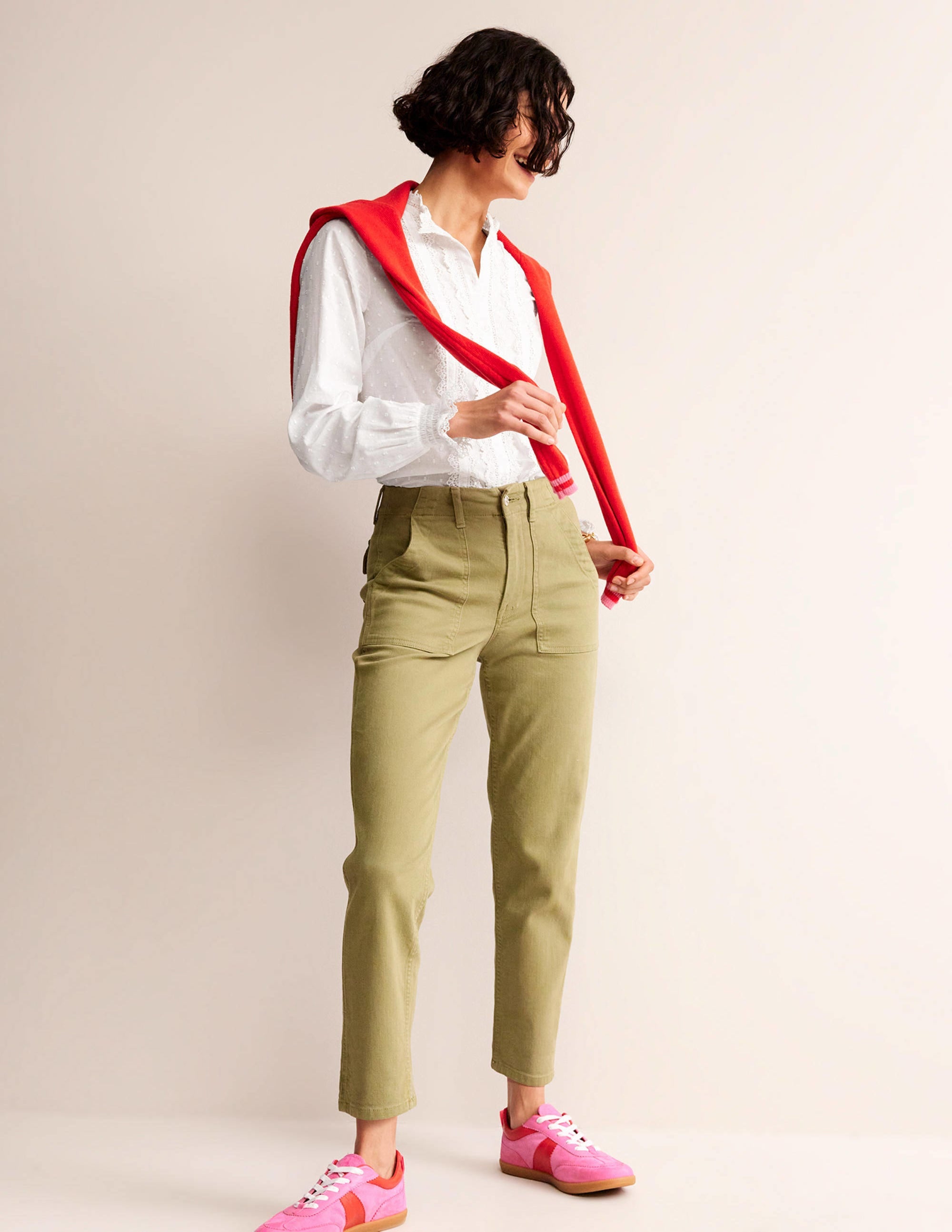 Romantic Textured Top-White - Image 4