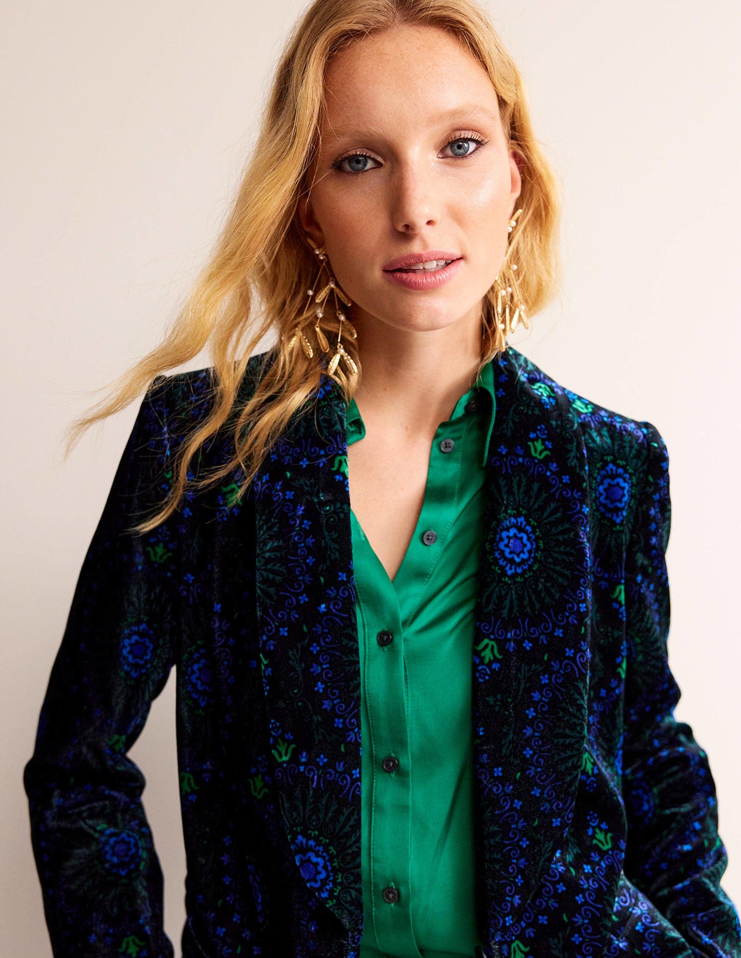 Tie-Waist Velvet Jacket-Black, Artizian Geo