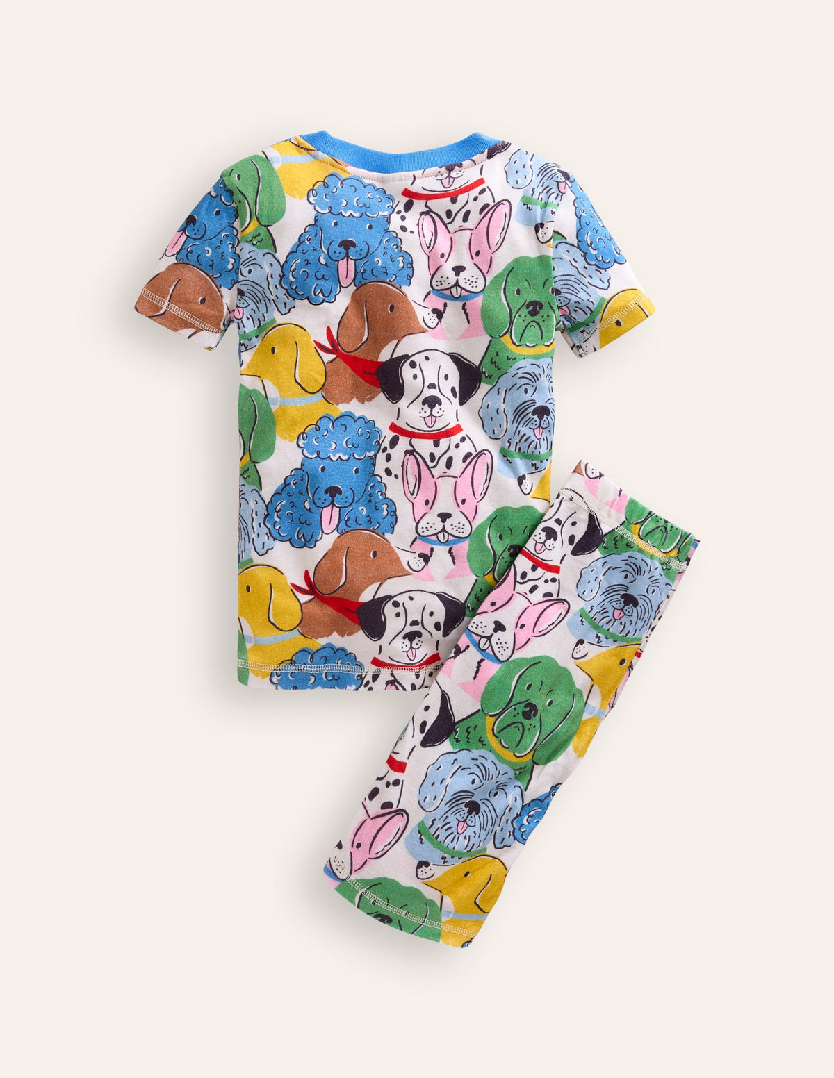 Snug Short John Pajamas-Multi Dogs - Image 2