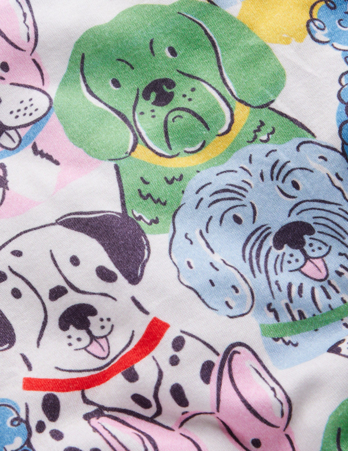 Snug Short John Pajamas-Multi Dogs - Image 3