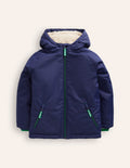 Sherpa Lined Parka-College Navy