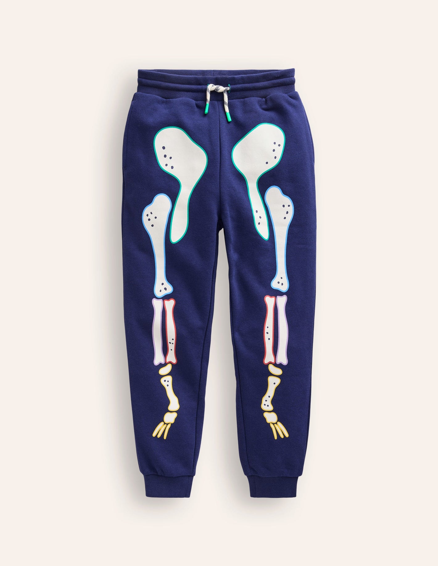 Glow Halloween Sweatpants-College Navy