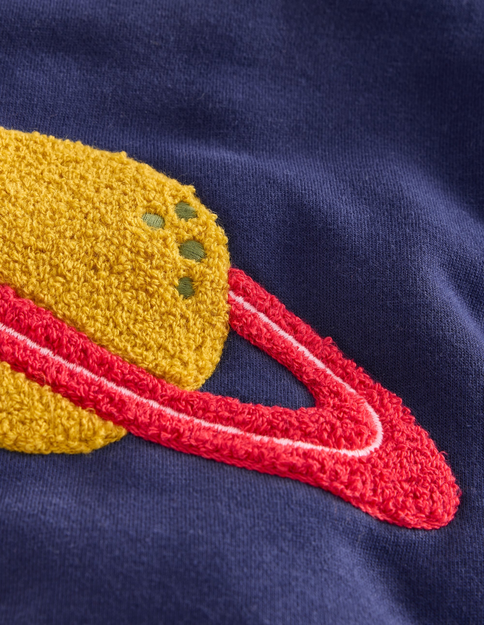 Appliqué Sweatpants-College Navy - Image 3