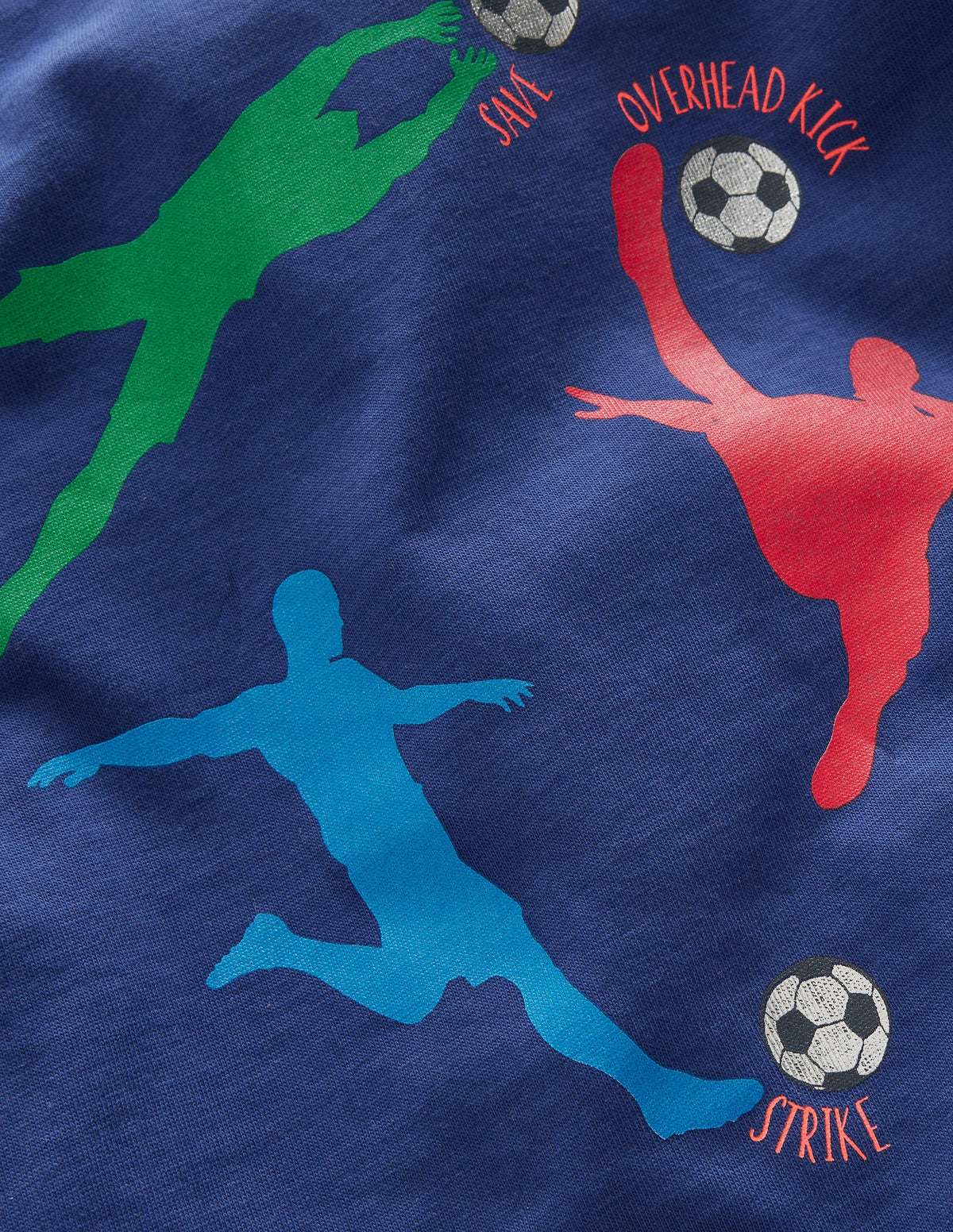 Printed Logo Raglan T-Shirt-Starboard Blue Football - Image 3