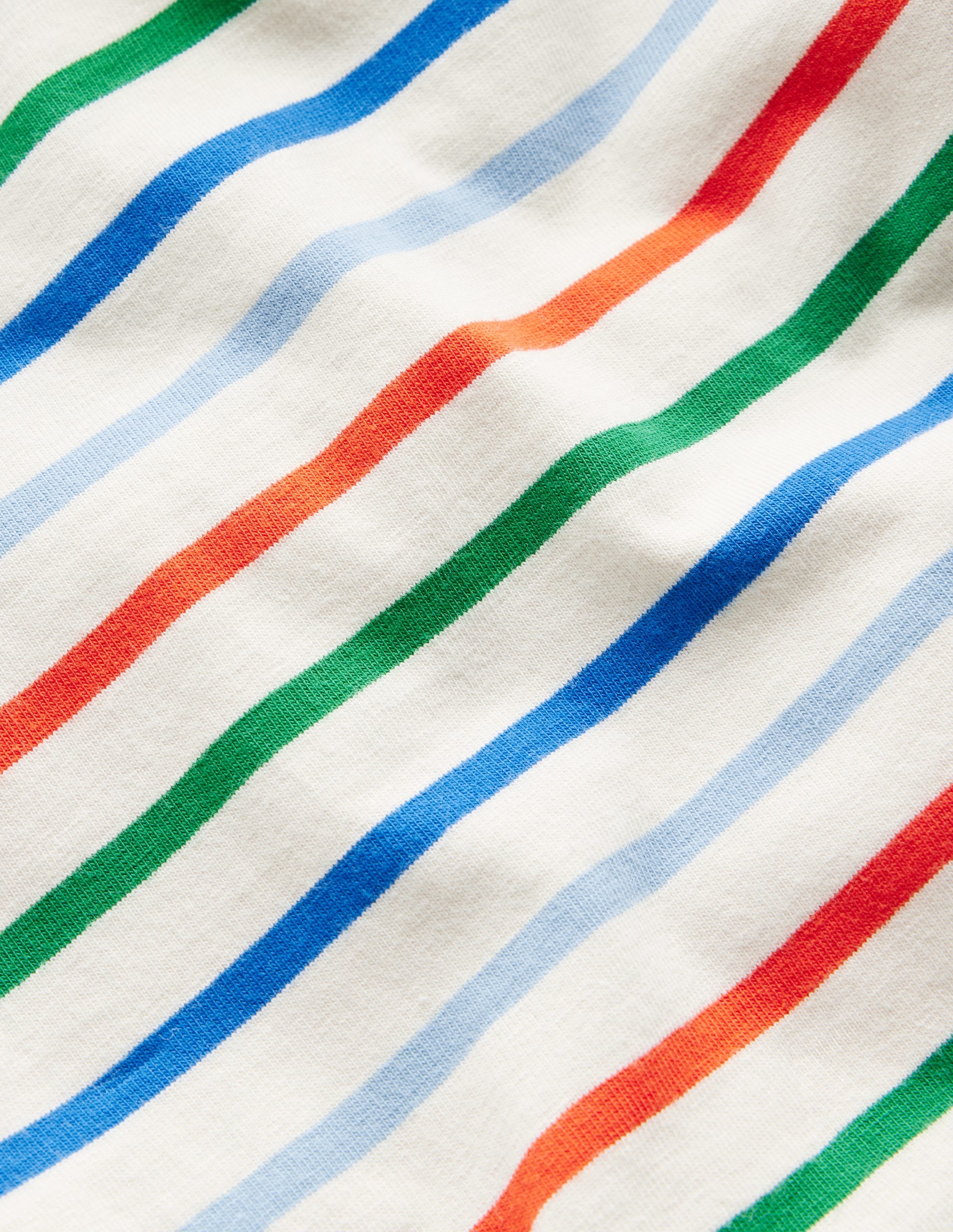 Everyday Breton T-Shirt-Greek Blue/Firecracker Red - Image 3