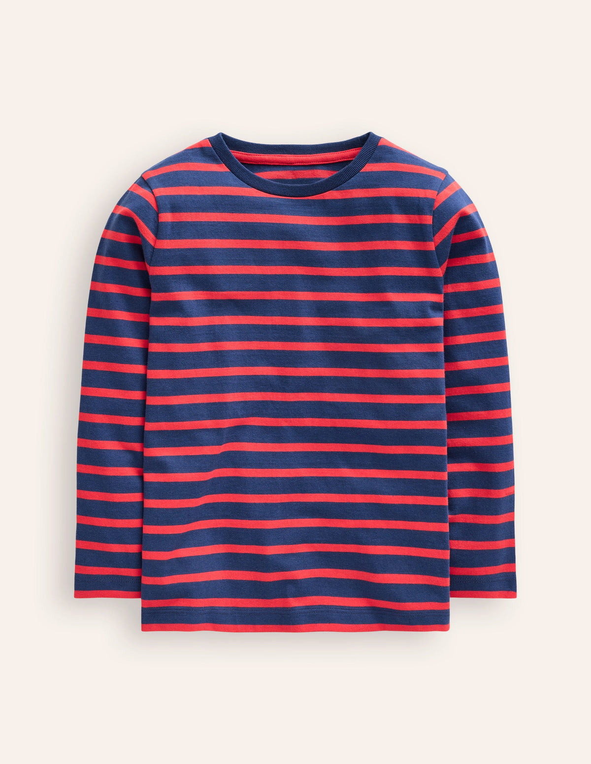 Everyday Breton T-Shirt-Starboard / Strawberry Tart - Image 1