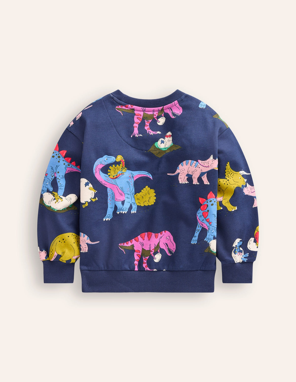 Printed Sweatshirt-Multi Dino Family - Image 6