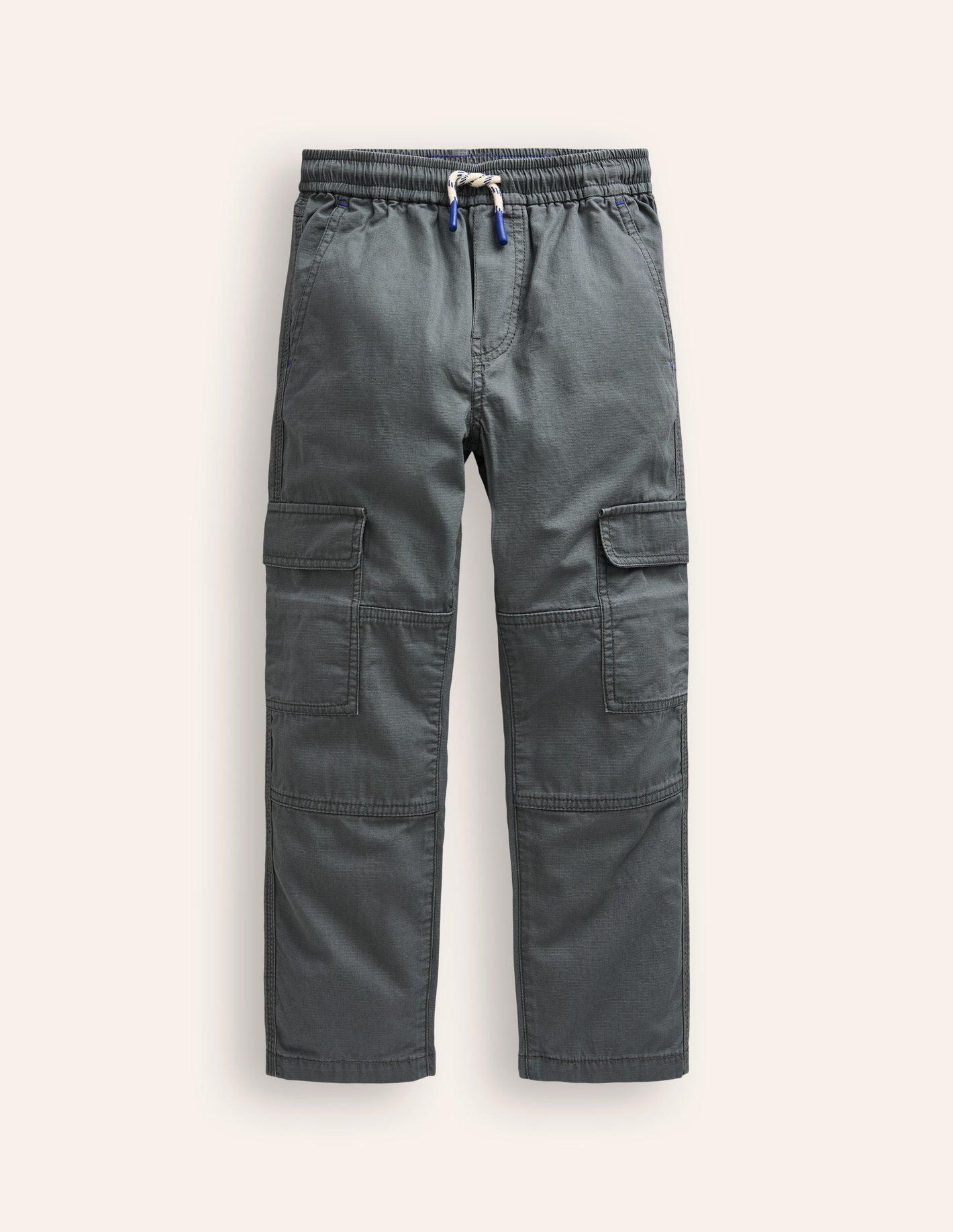 Pull-on Cargo Pants-Grey