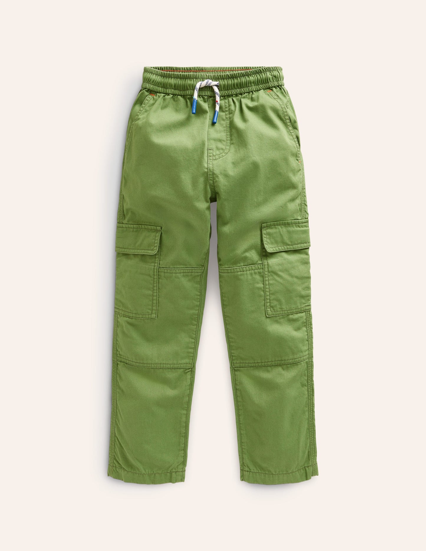 Pull-on Cargo Pants-Leaf Green