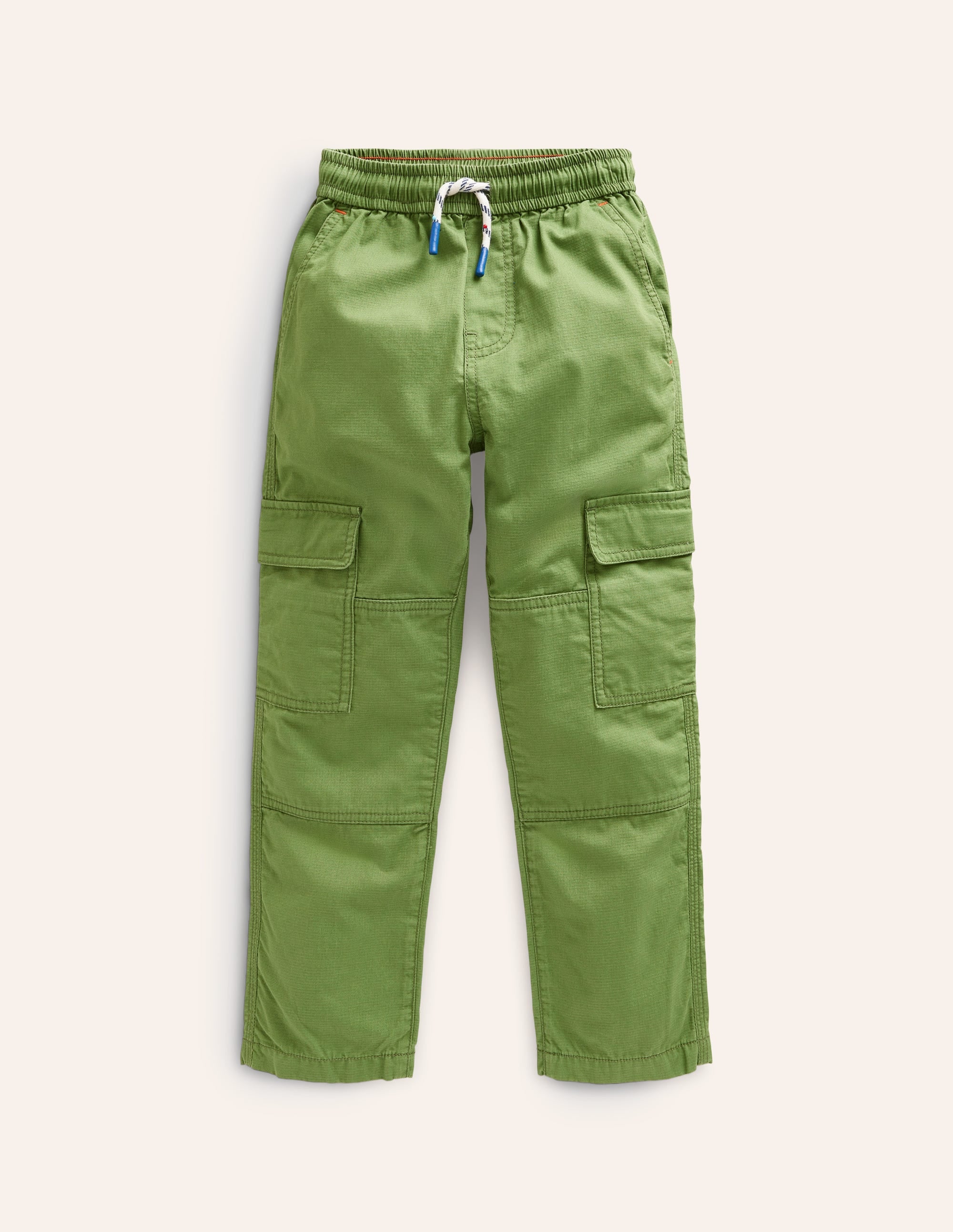 Pull-on Cargo Pants-Leaf Green - Image 1