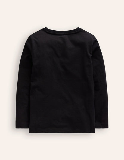 Lift-The-Flap T-shirt-Black Haunted House-2