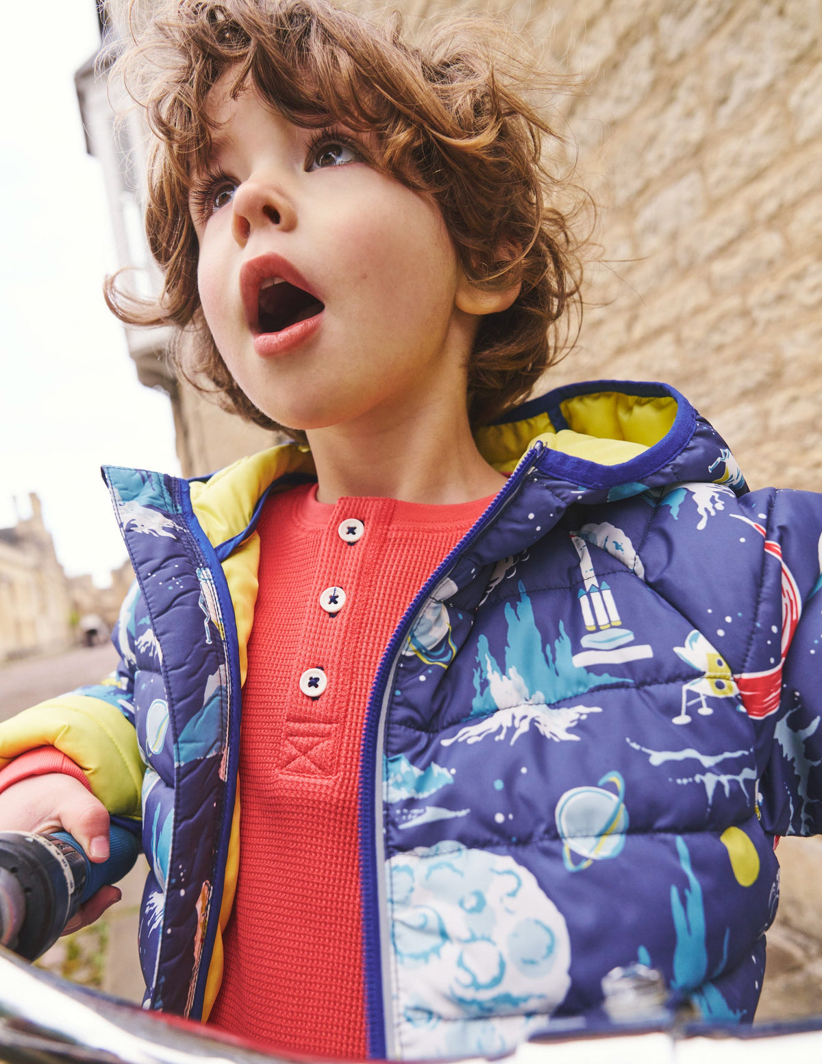 Cosy Waffle Henley T-Shirt-Jam Red - Image 4