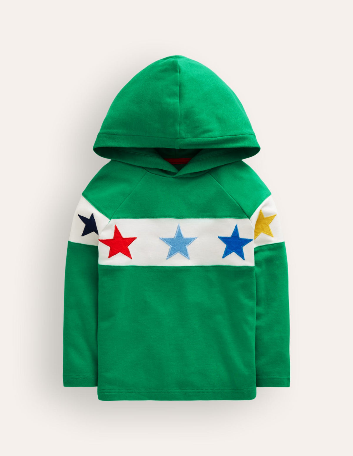 Supersoft Hooded Raglan-Highland Green - Image 1