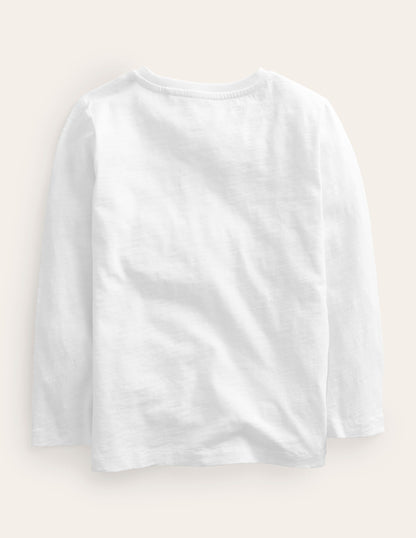 Everyday Long Sleeve T-Shirt-White-2