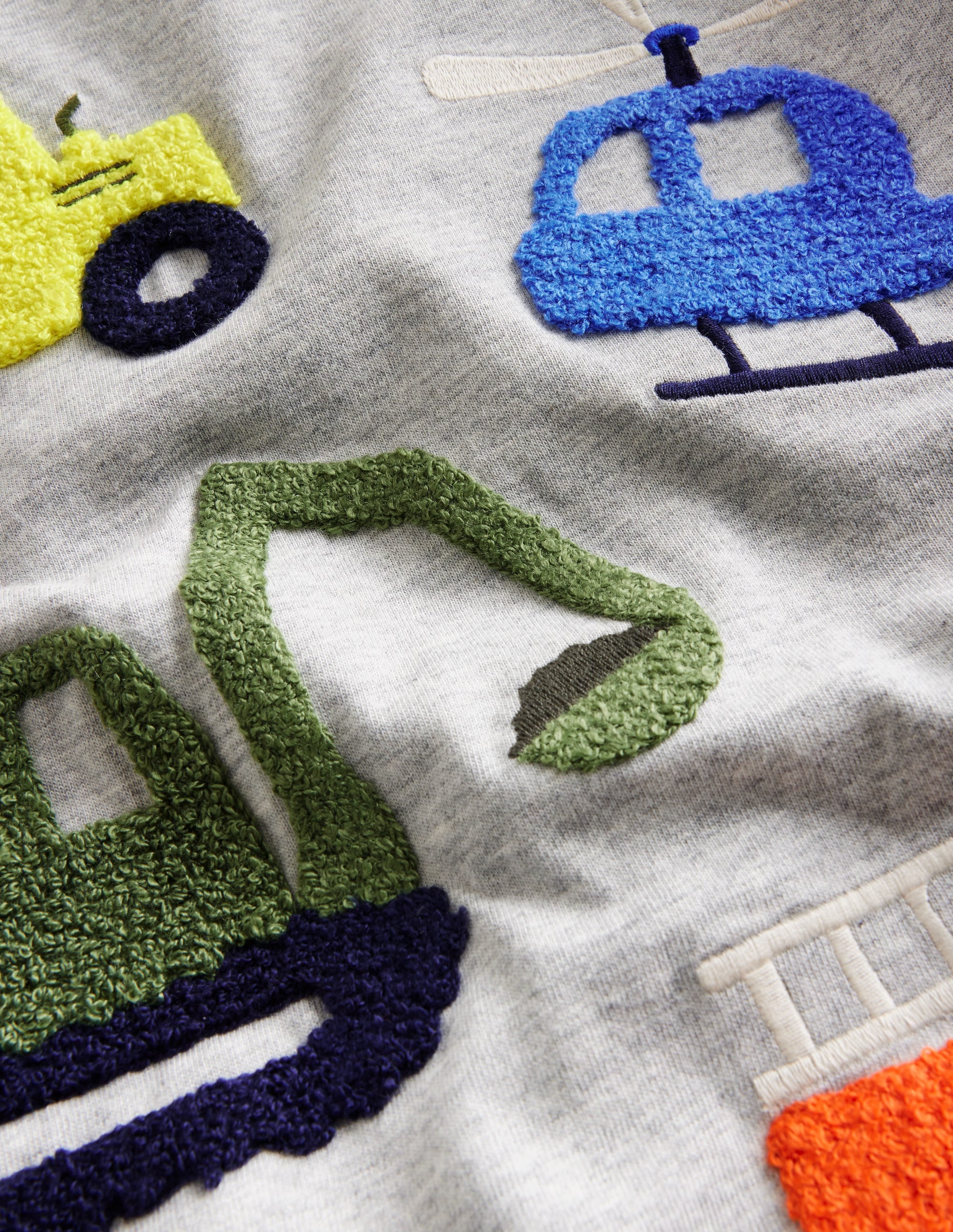 Boucle T-Shirt-Grey Marl Diggers - Image 3