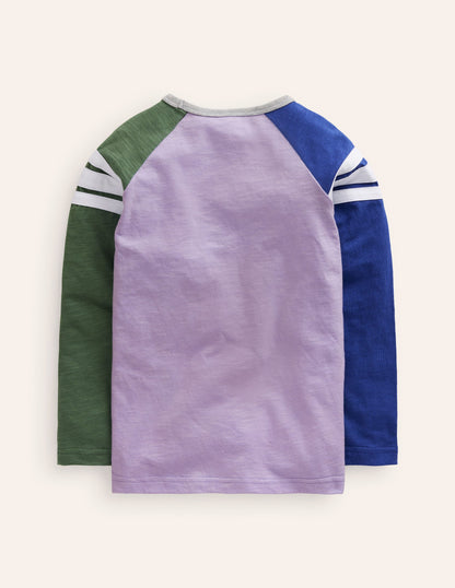 Raglan T-Shirt-Aster Multi