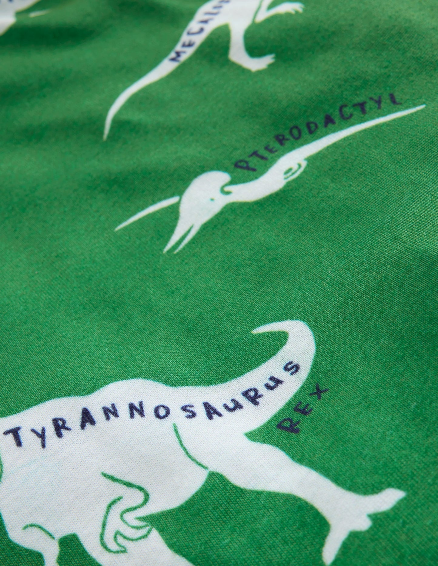 Snug Glow-In-The-Dark Pajamas-Highland Green Dino