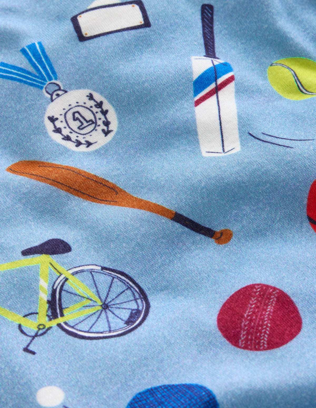 Snug Glow-in-the-dark Pajamas-Blue Sport - Image 3