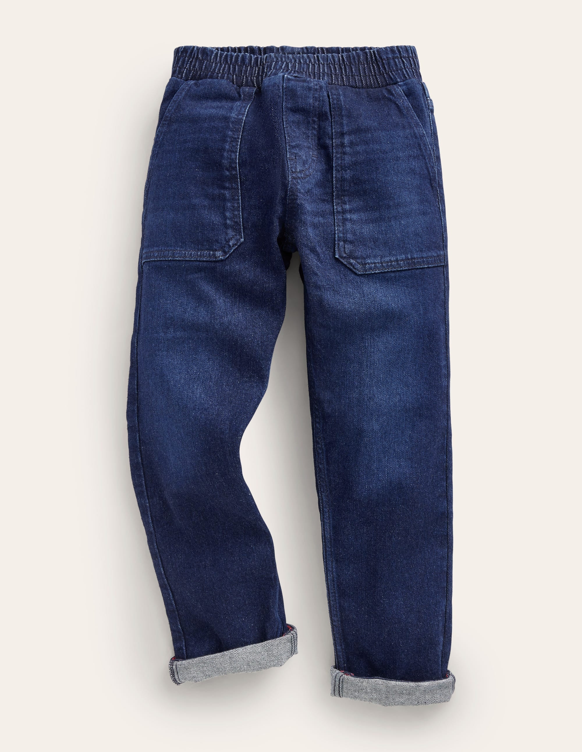 Pull-On Jeans-Dark Wash - Image 1