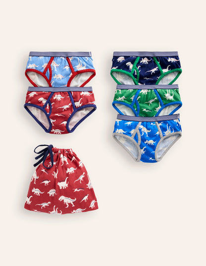 Underwear 5 Pack-Multi Dino Wordle