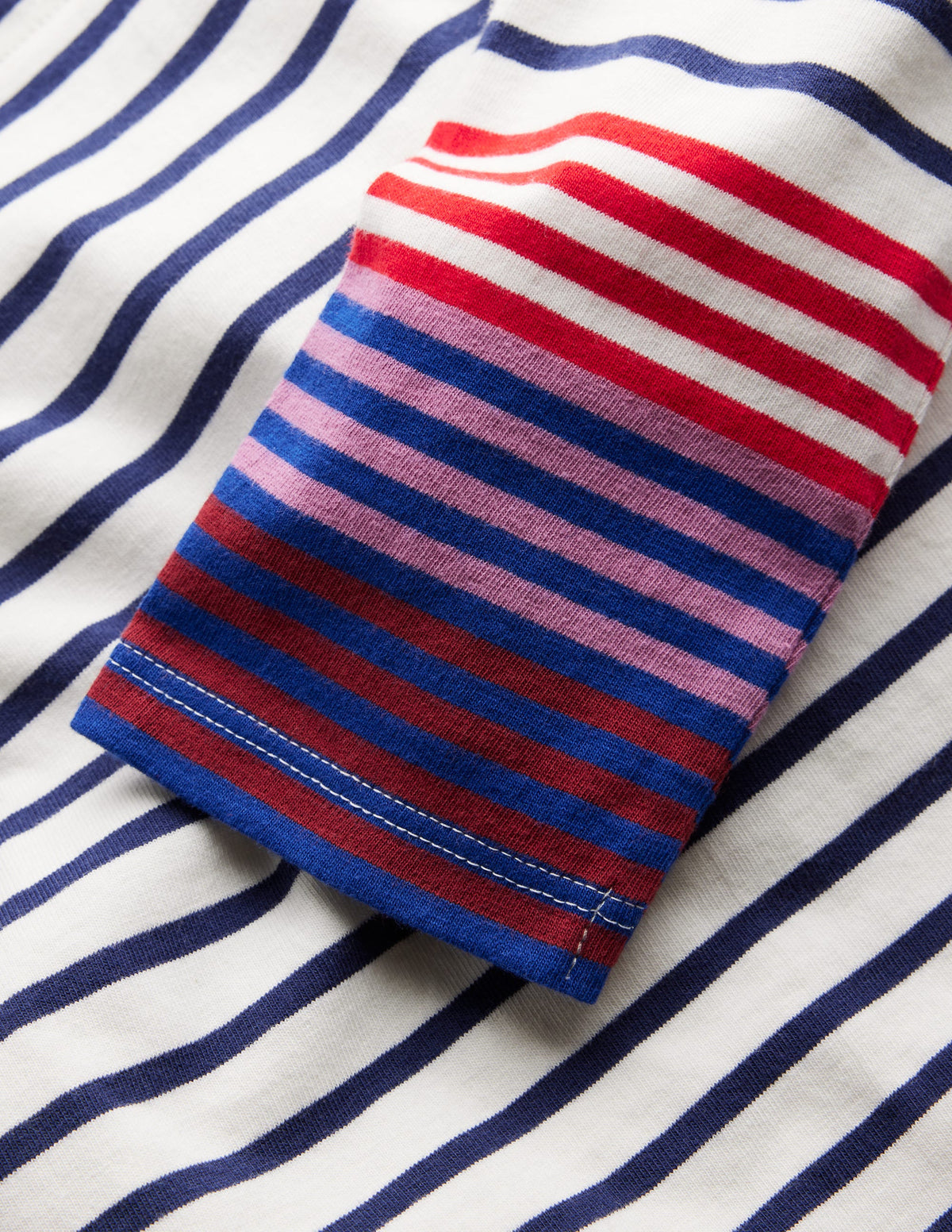 Ella Breton-Navy/ Pink Cuff - Image 3
