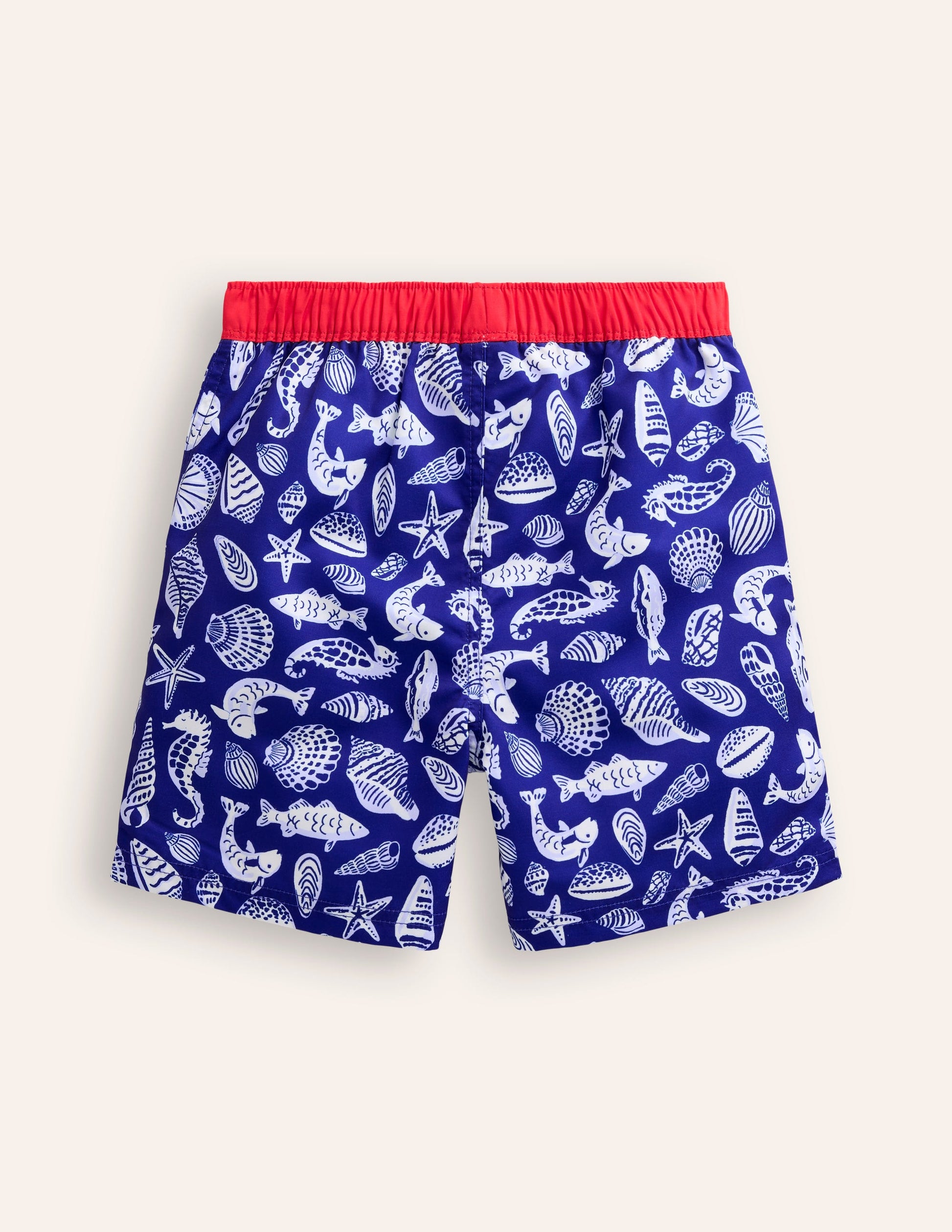 Swim Shorts-Sapphire Blue Seashore-2
