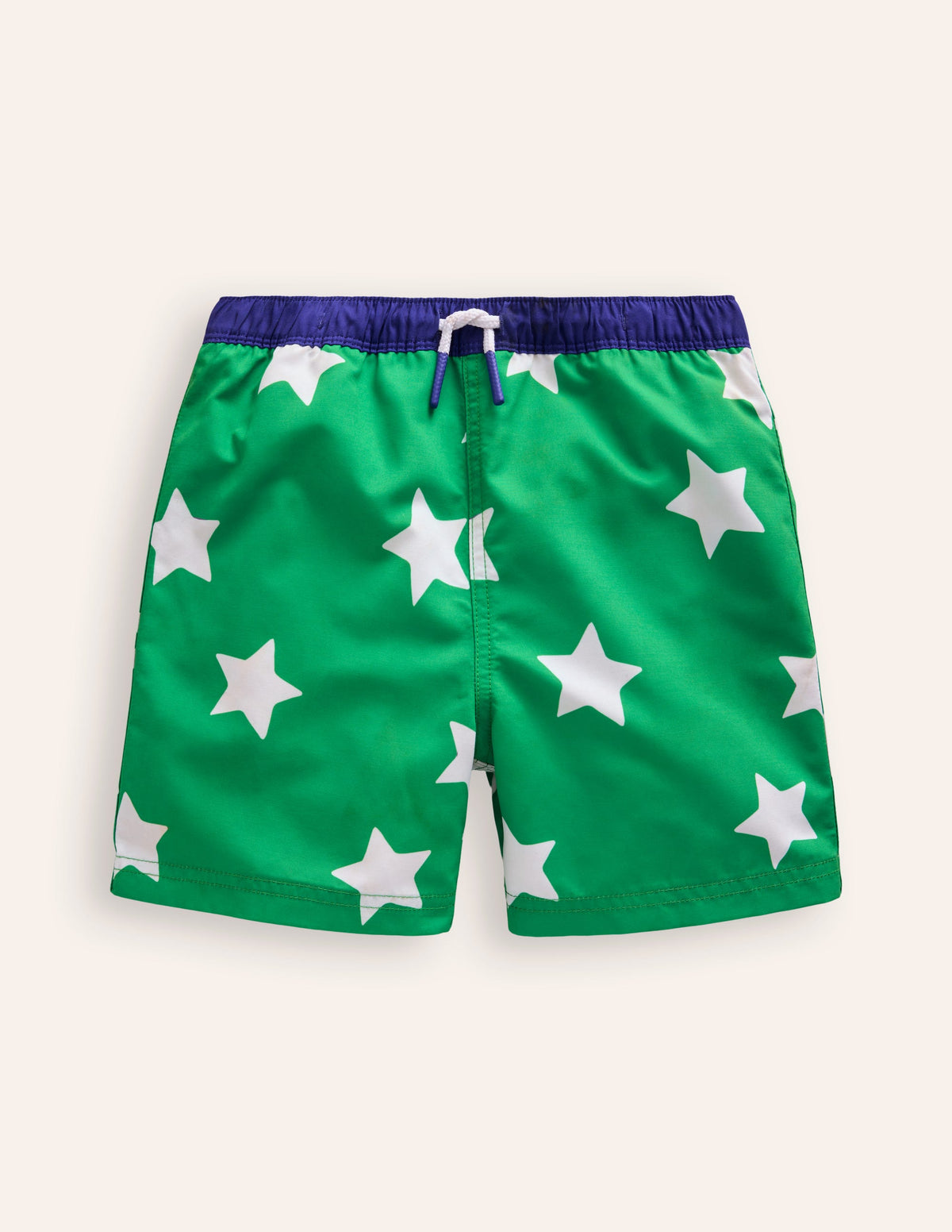 Swim Shorts-Sapling Green Star - Image 1
