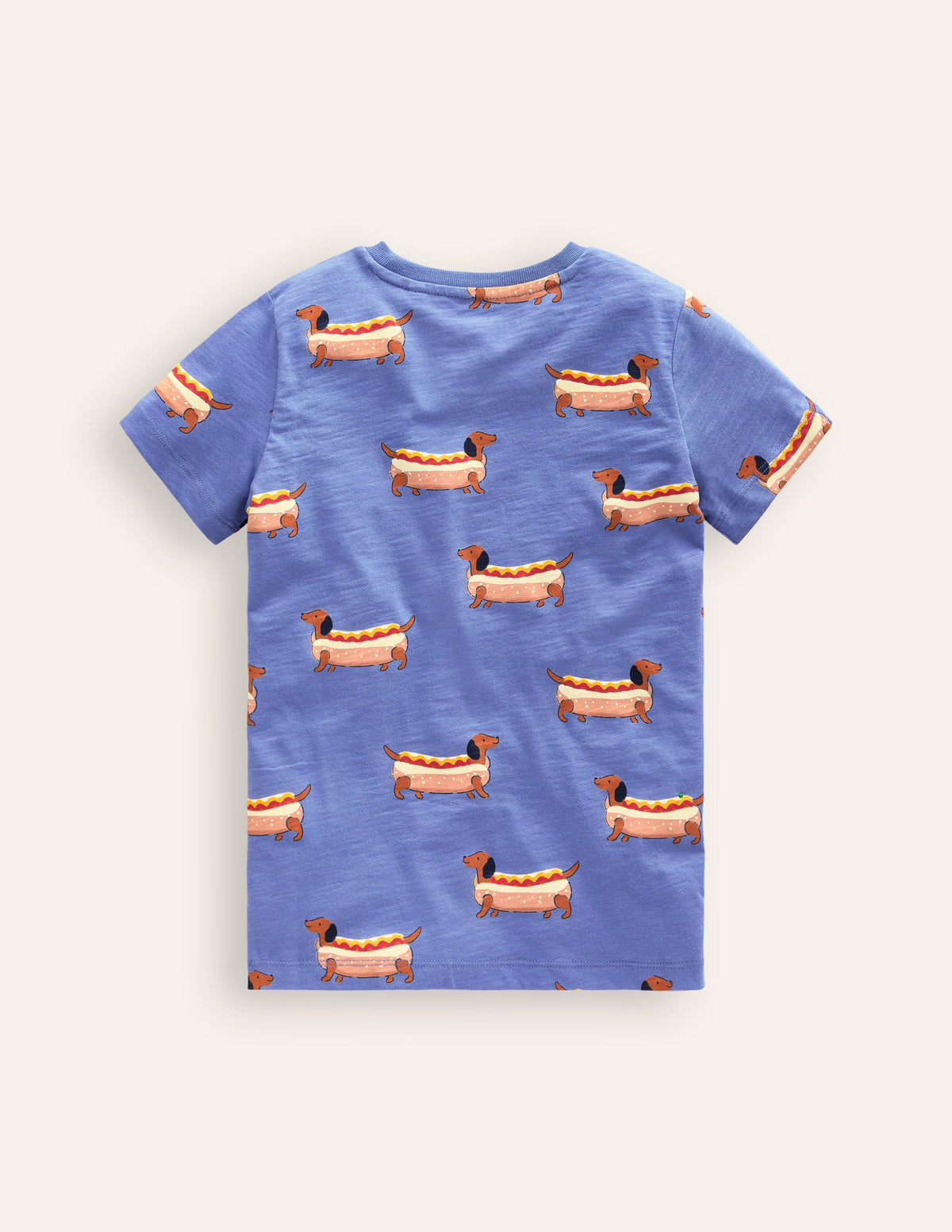 All-over Printed T-Shirt-Surf Blue Hot Dog-2