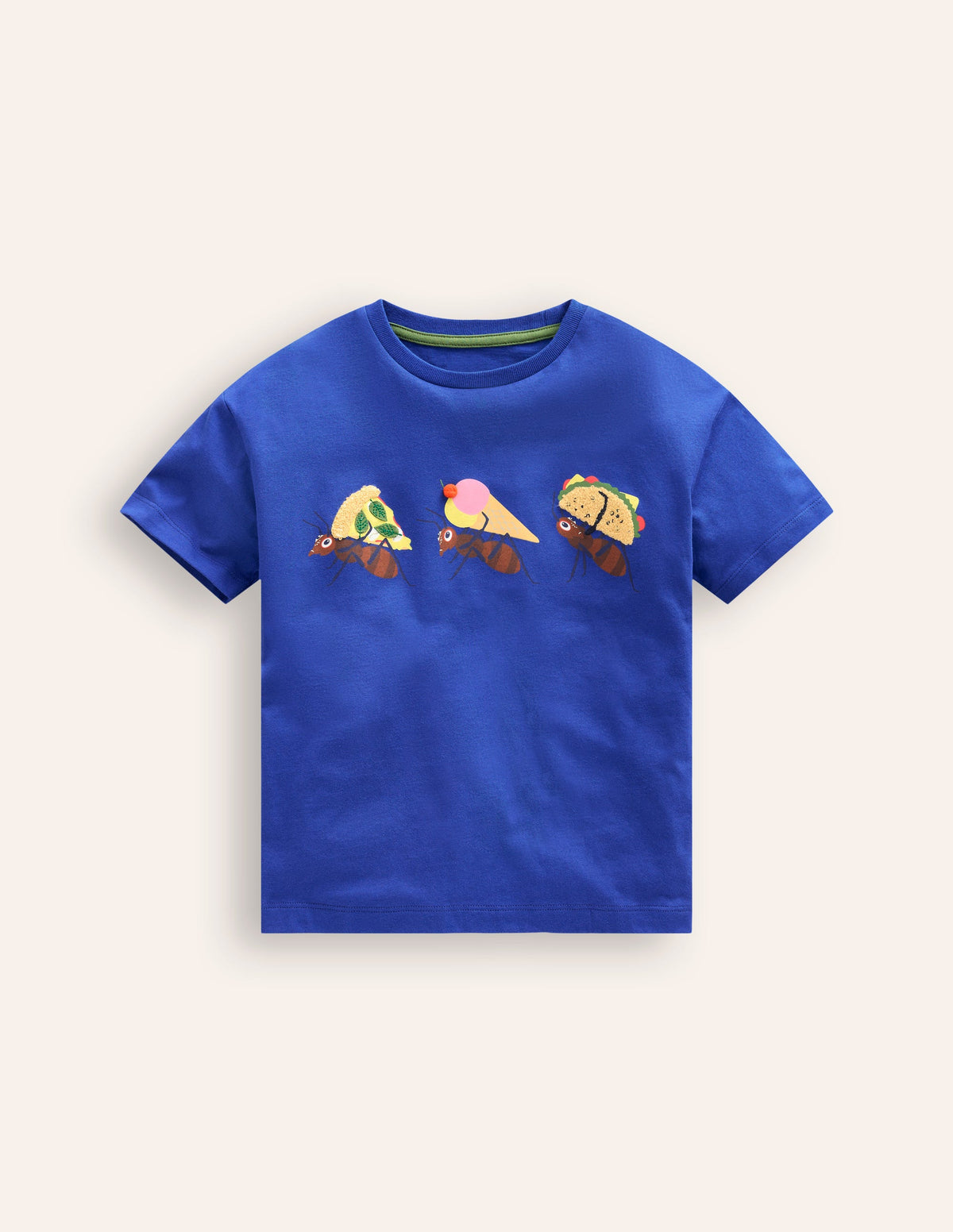 Funny Logo T-shirt-Brilliant Blue - Image 1