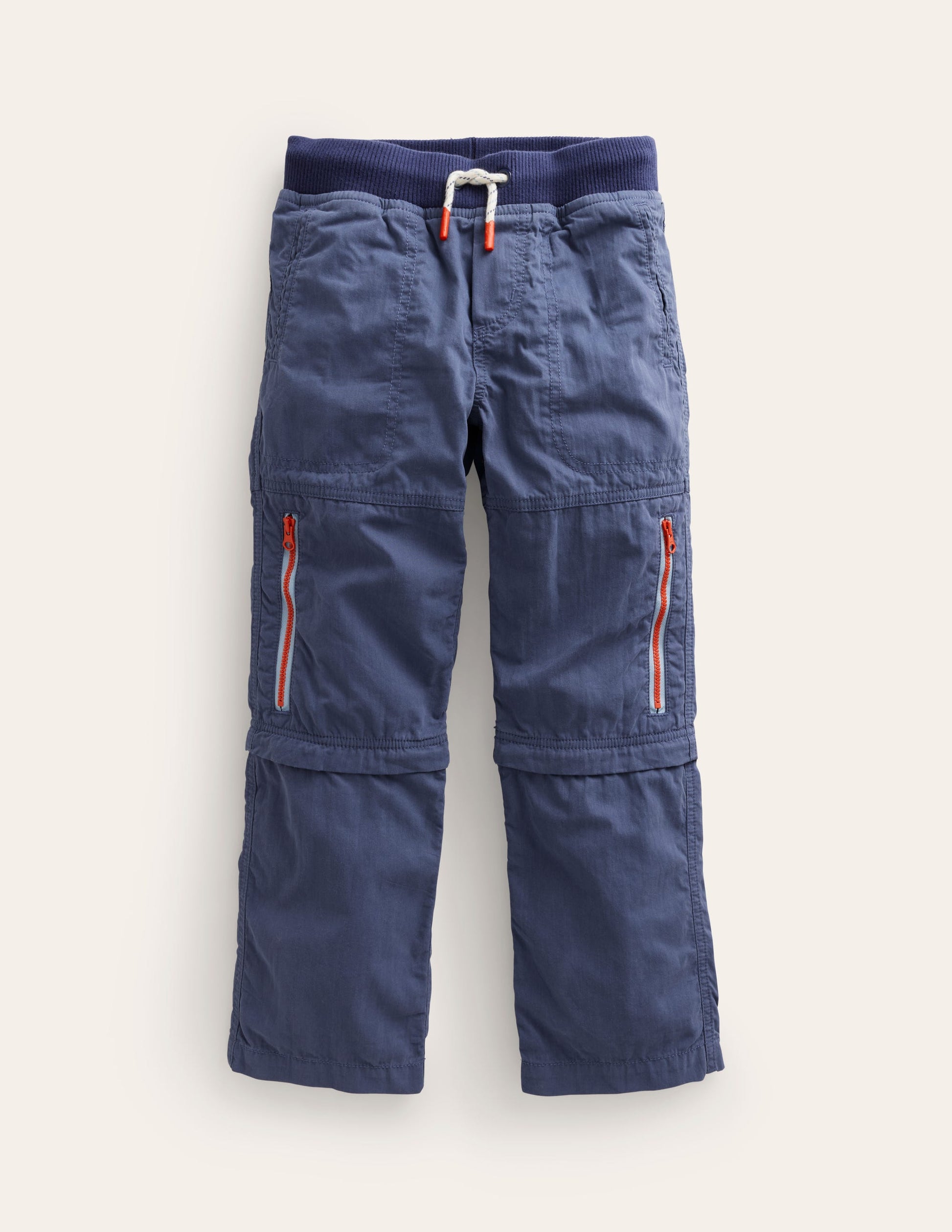 Zip-off Techno Pants-Robot Blue-1