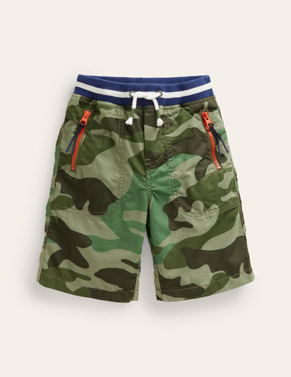 Adventure Shorts-Tonal Green Camo-1