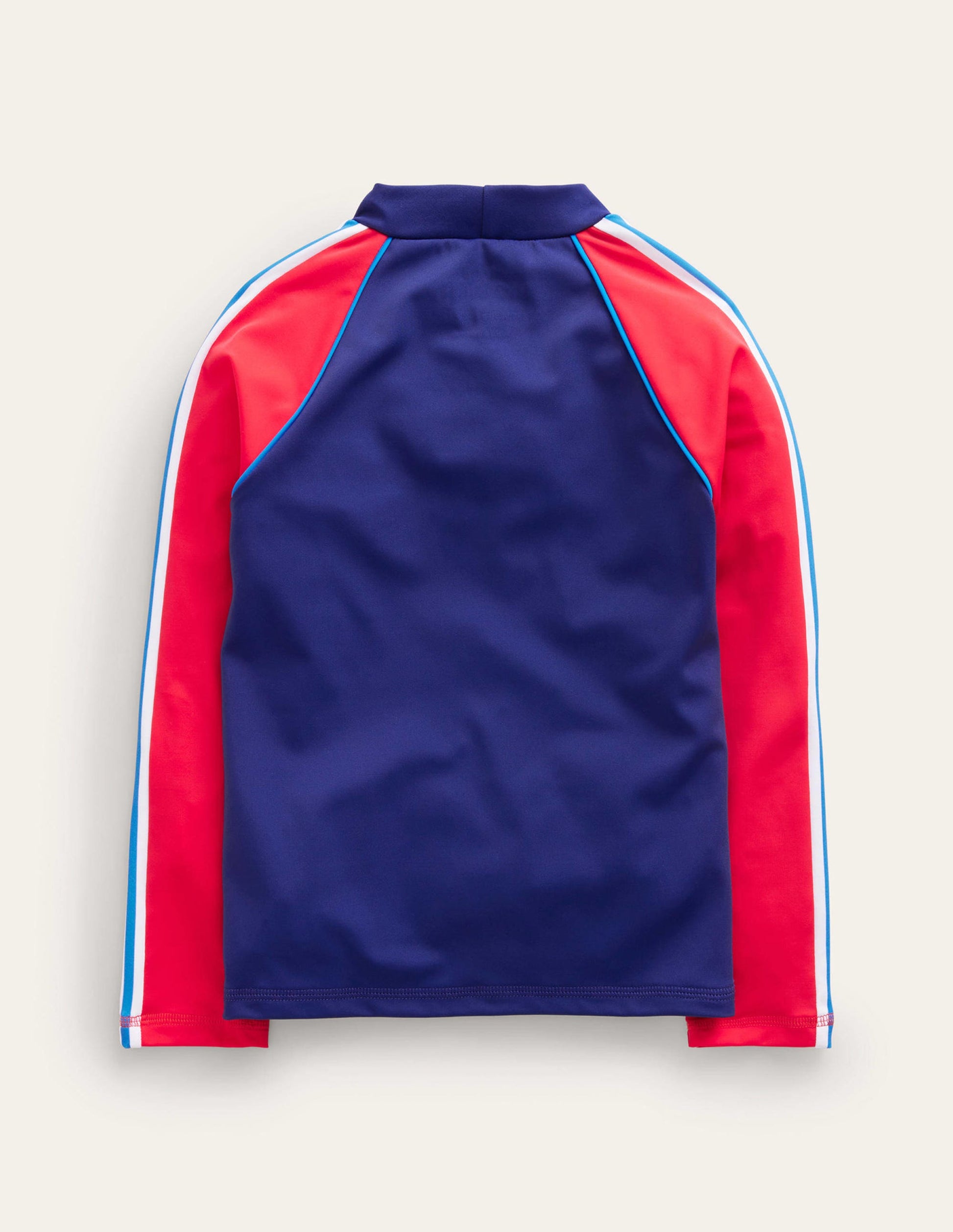 Rash Guard-Poppy Red and College Navy-2