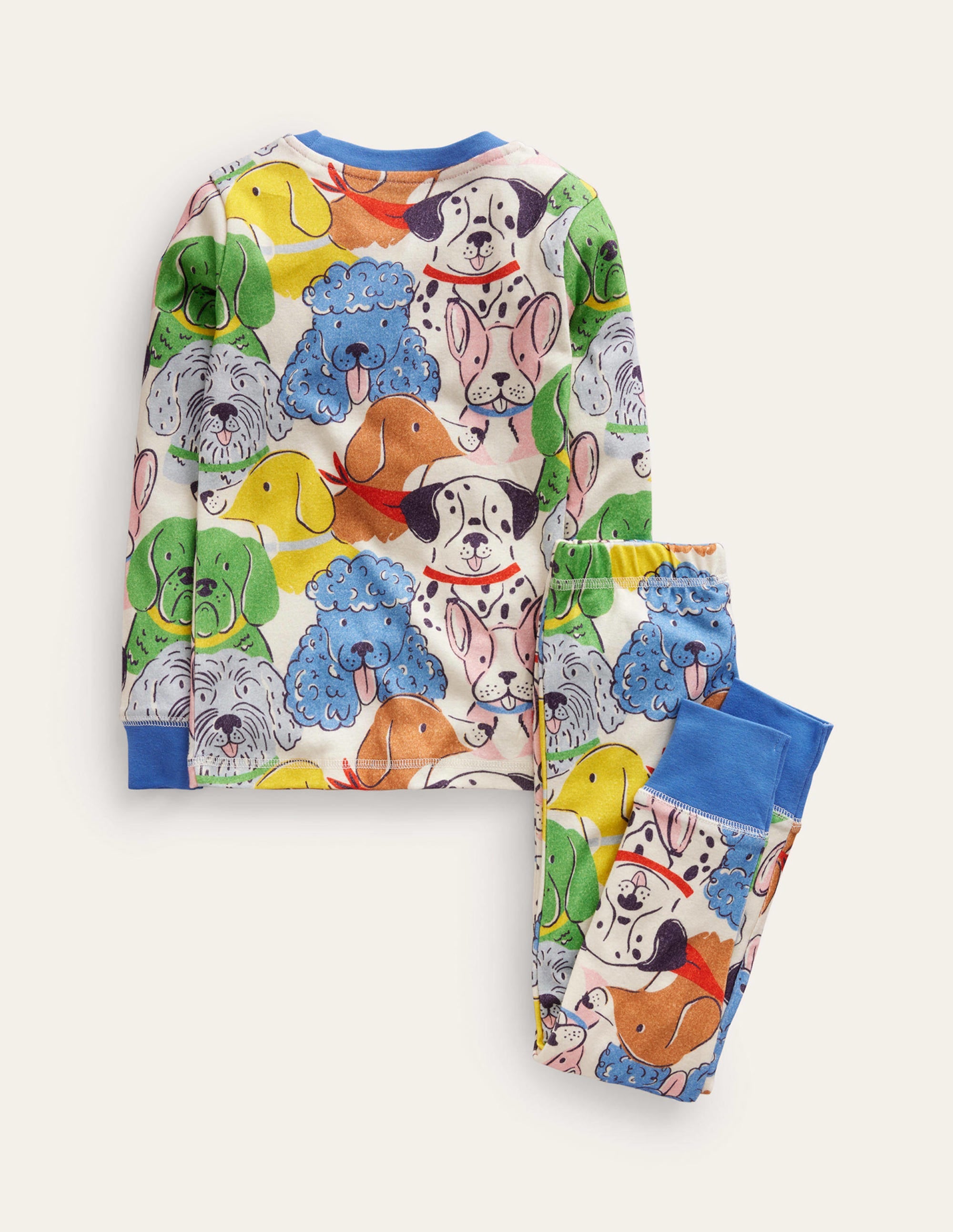 Snug Long John Pajamas-Multi Dogs - Image 2