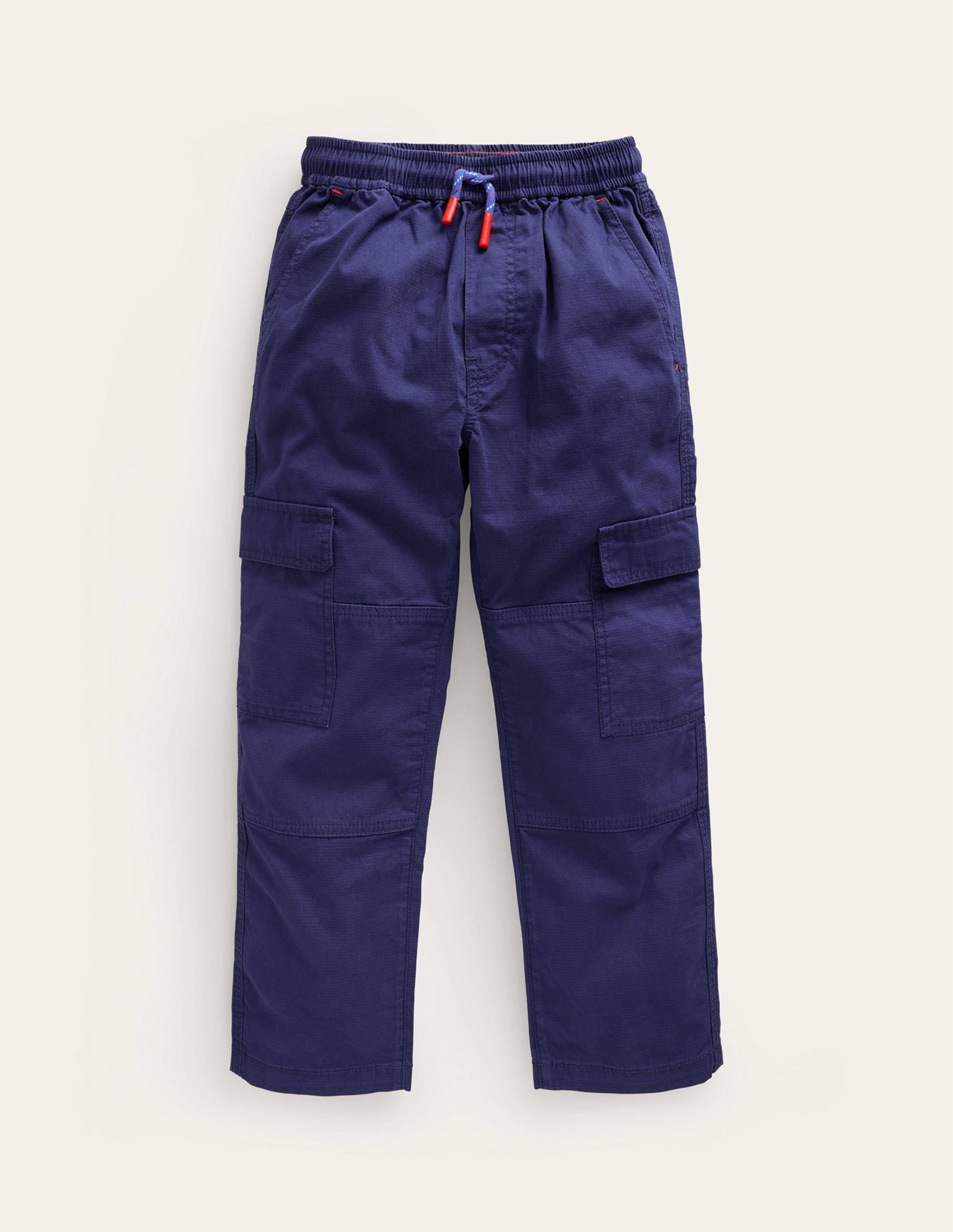Cargo Pull-on Pants-College Navy - Image 1