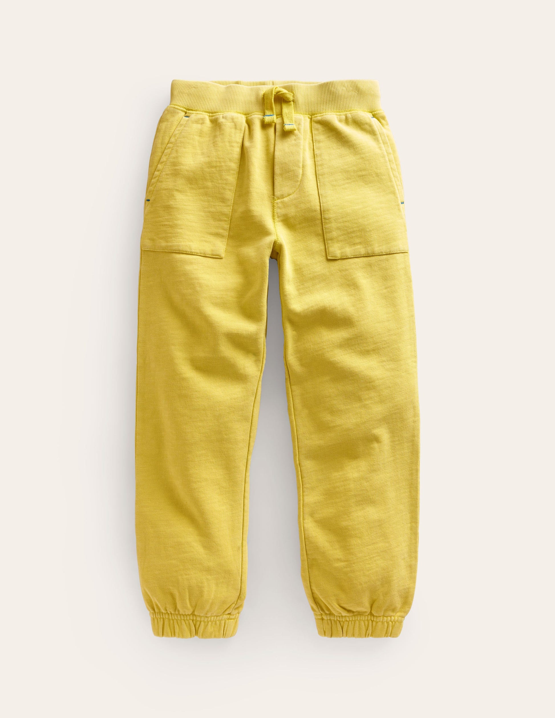 Garment Dye Track Joggers-Zest Yellow-1