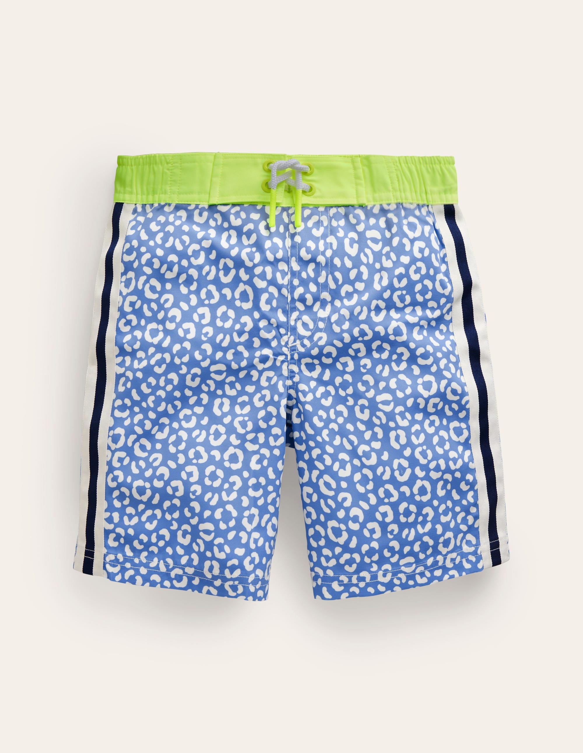 Board Shorts-Blue Leopard - Image 1