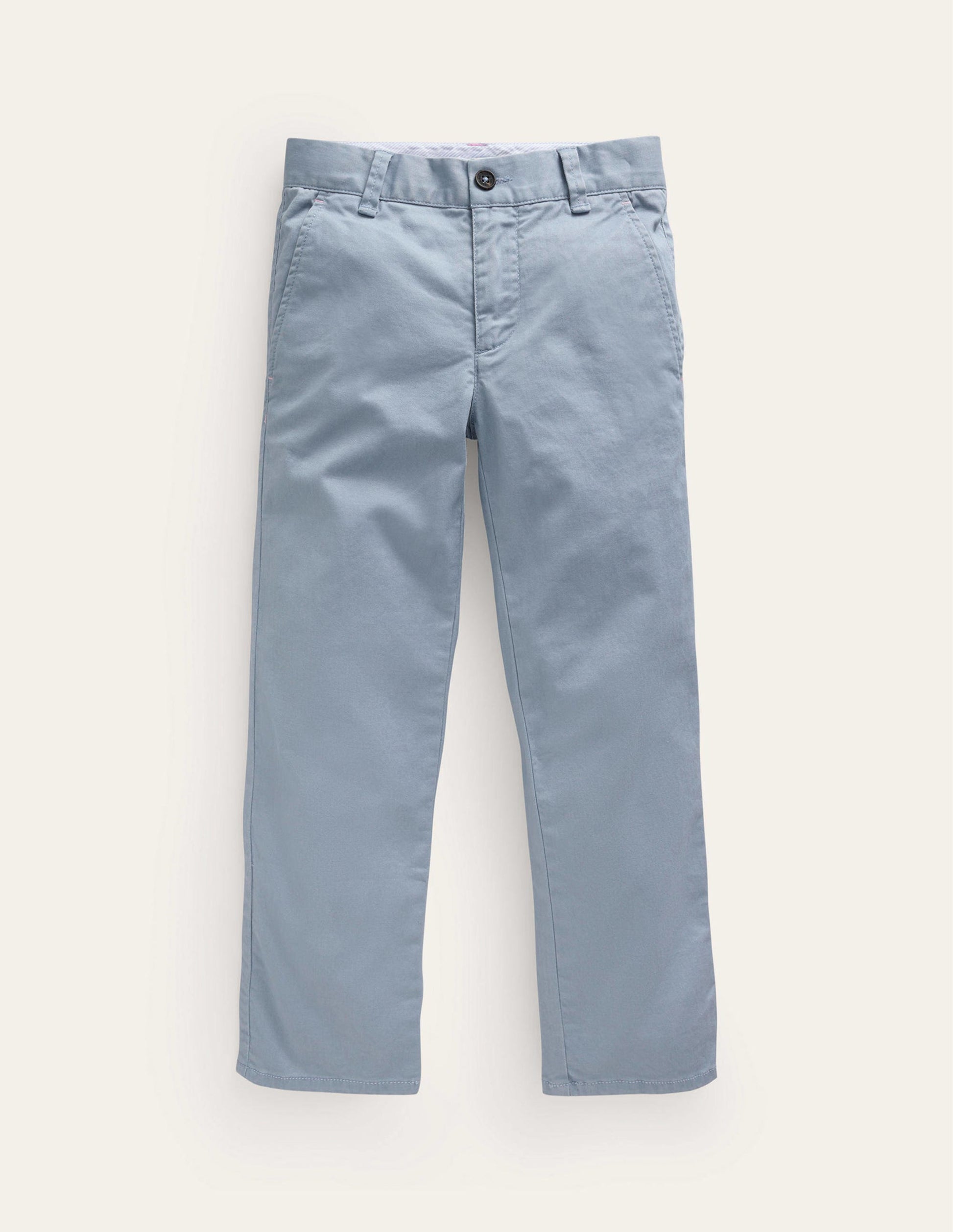 Chino Stretch Pants-Pebble Blue-1