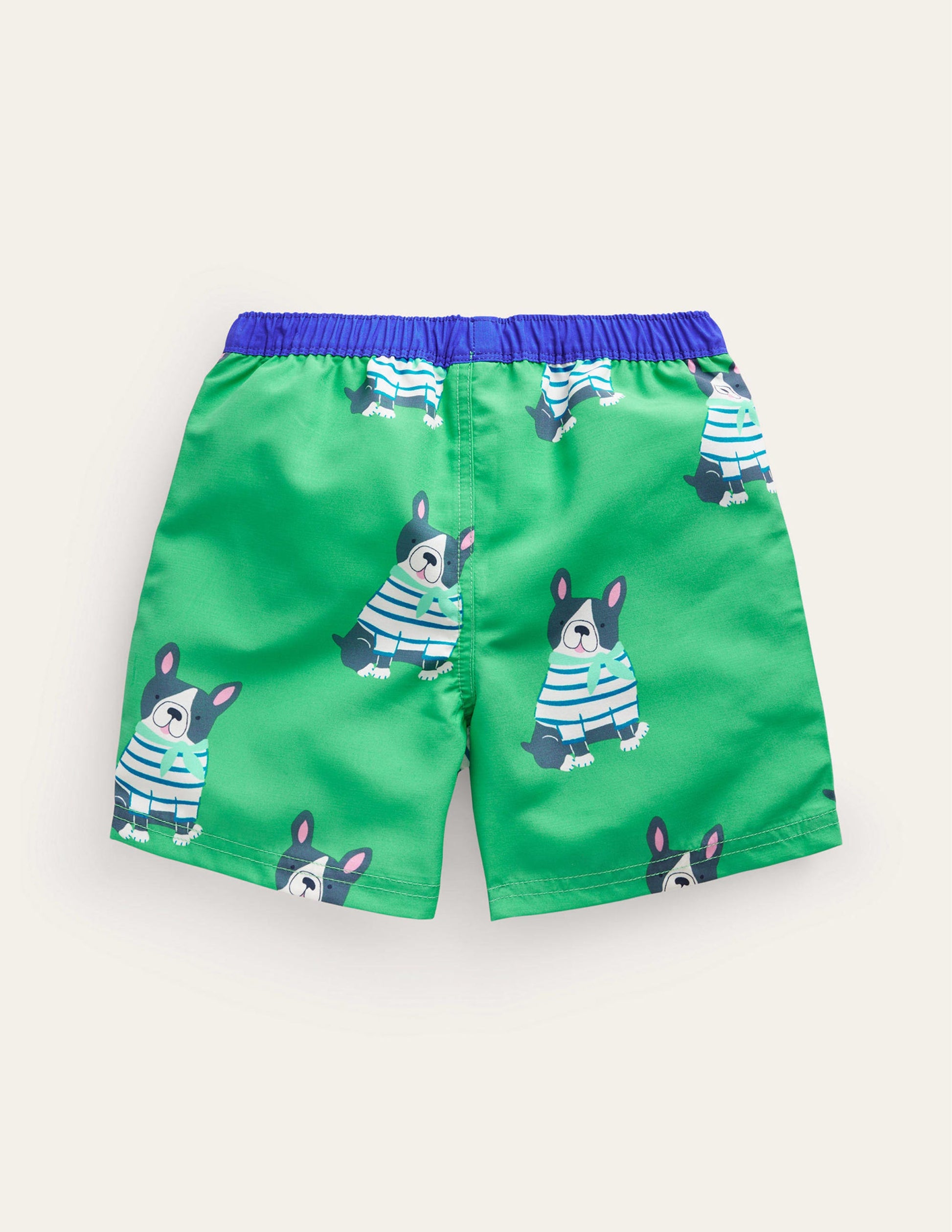 Swim Shorts-Pea Green Dogs-2
