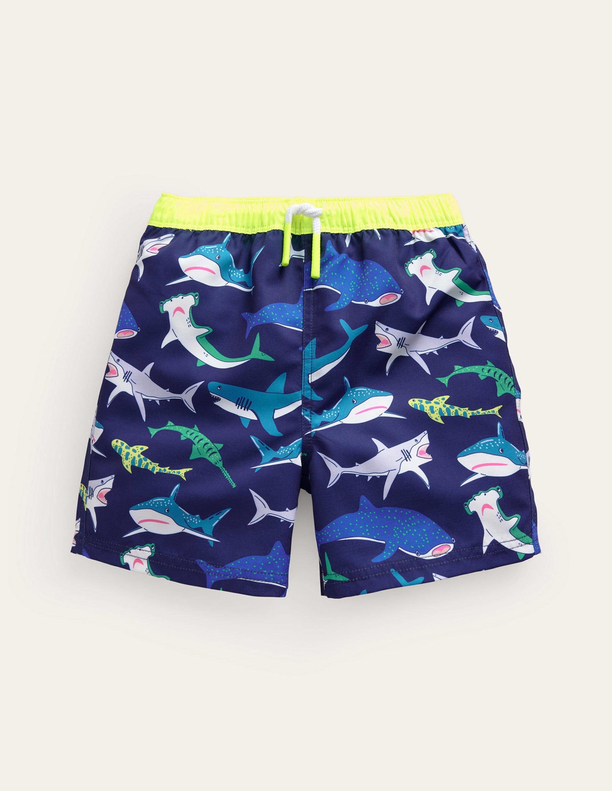 Swim Shorts-Multi Sharks-1