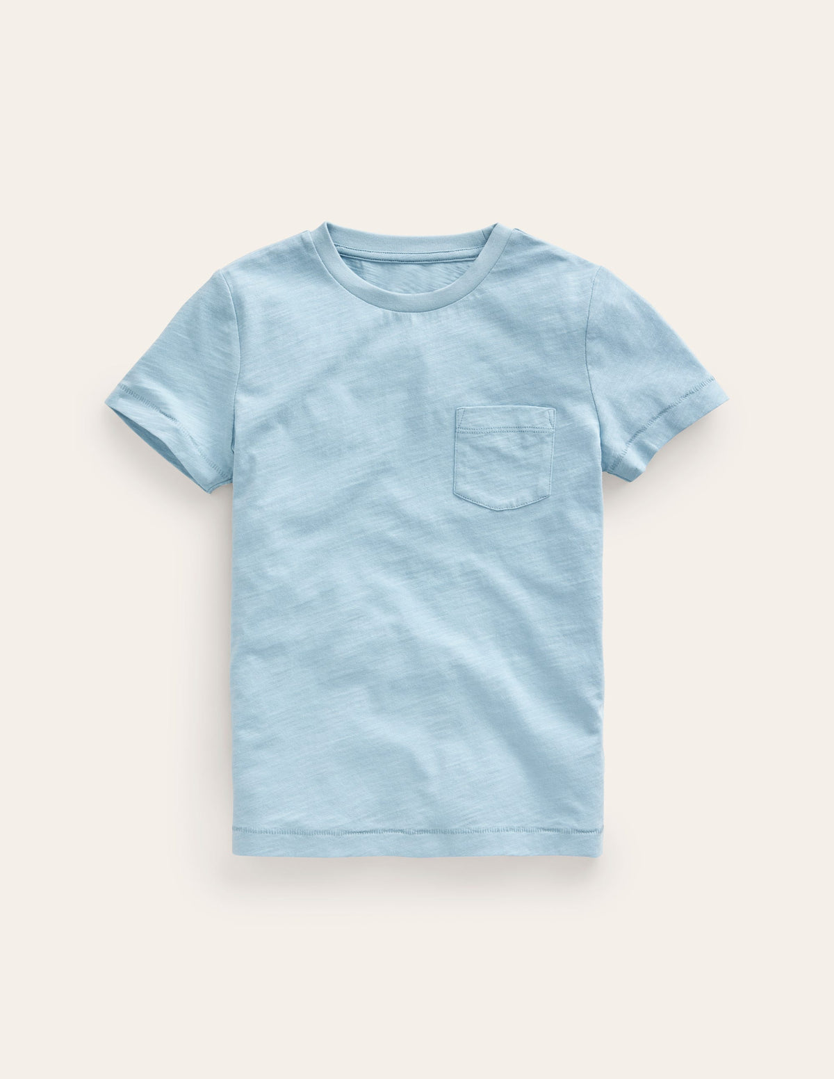 Washed Slub T-shirt-Vintage Blue-1