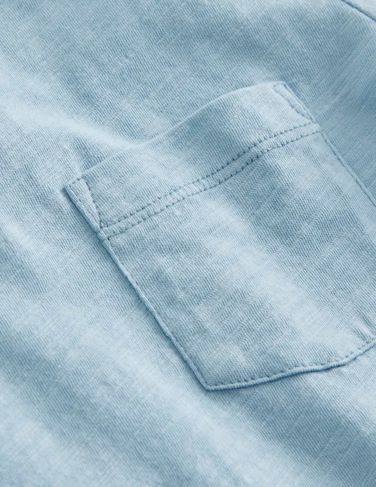 Washed Slub T-shirt-Vintage Blue - Image 3