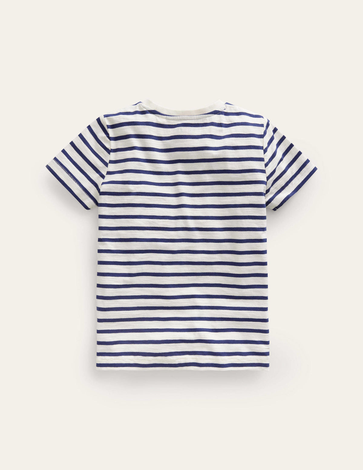 Washed Slub T-shirt-Starboard/Ivory - Image 2